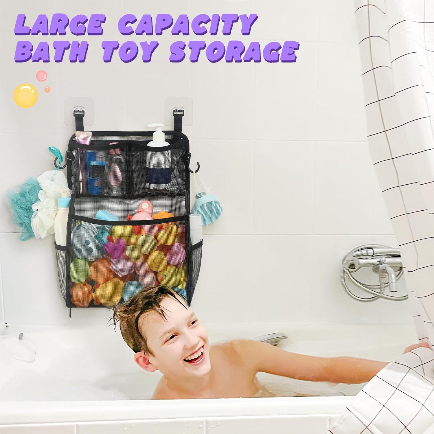 Organizador de Juguetes de Baño Goowin, Malla Gran Capacidad