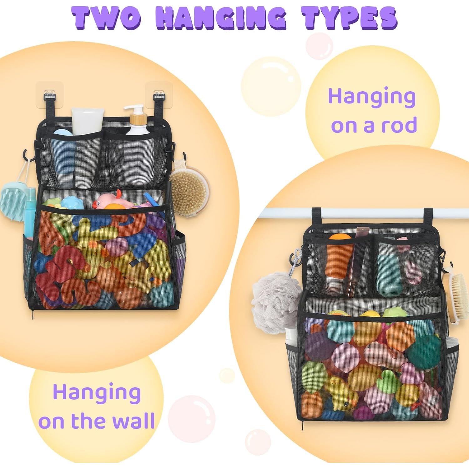 Organizador de Juguetes de Baño Goowin, Malla Gran Capacidad