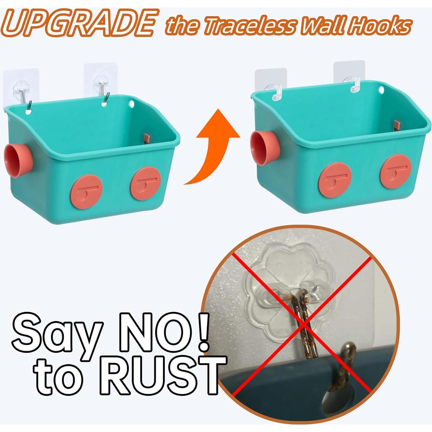 Organizador de Juguetes de Baño LUFOFOX Robot 3 Cestas