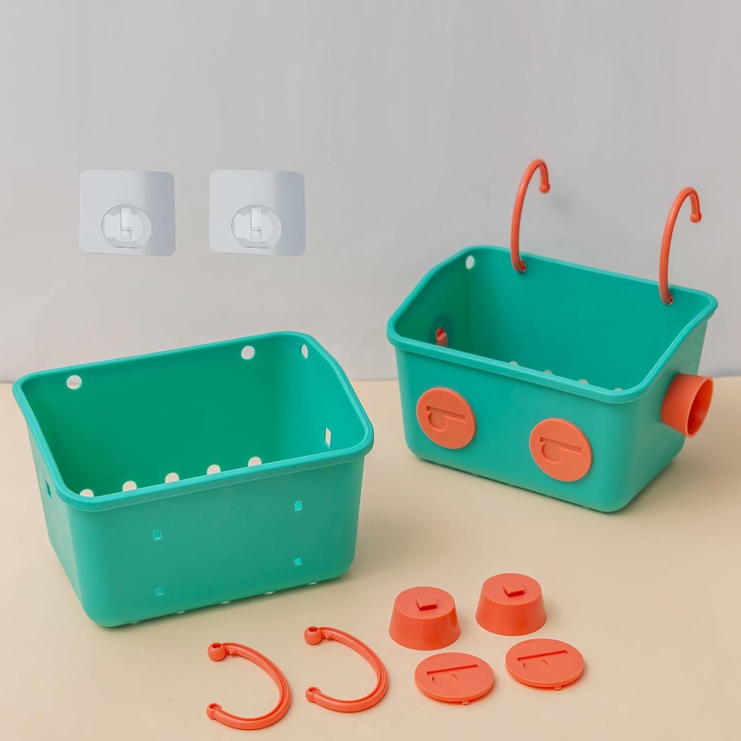 Organizador de Juguetes de Baño LUFOFOX Robot 3 Cestas