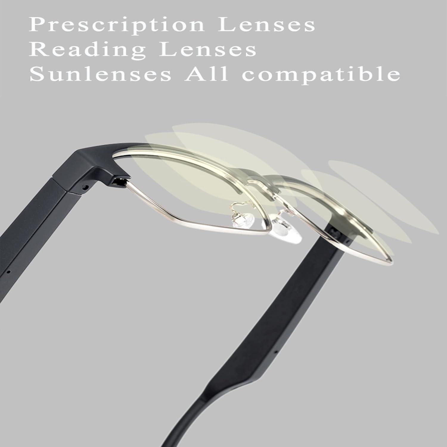 Gafas Bluetooth Meagtlva Oro Impermeables Llamadas Manos Libres