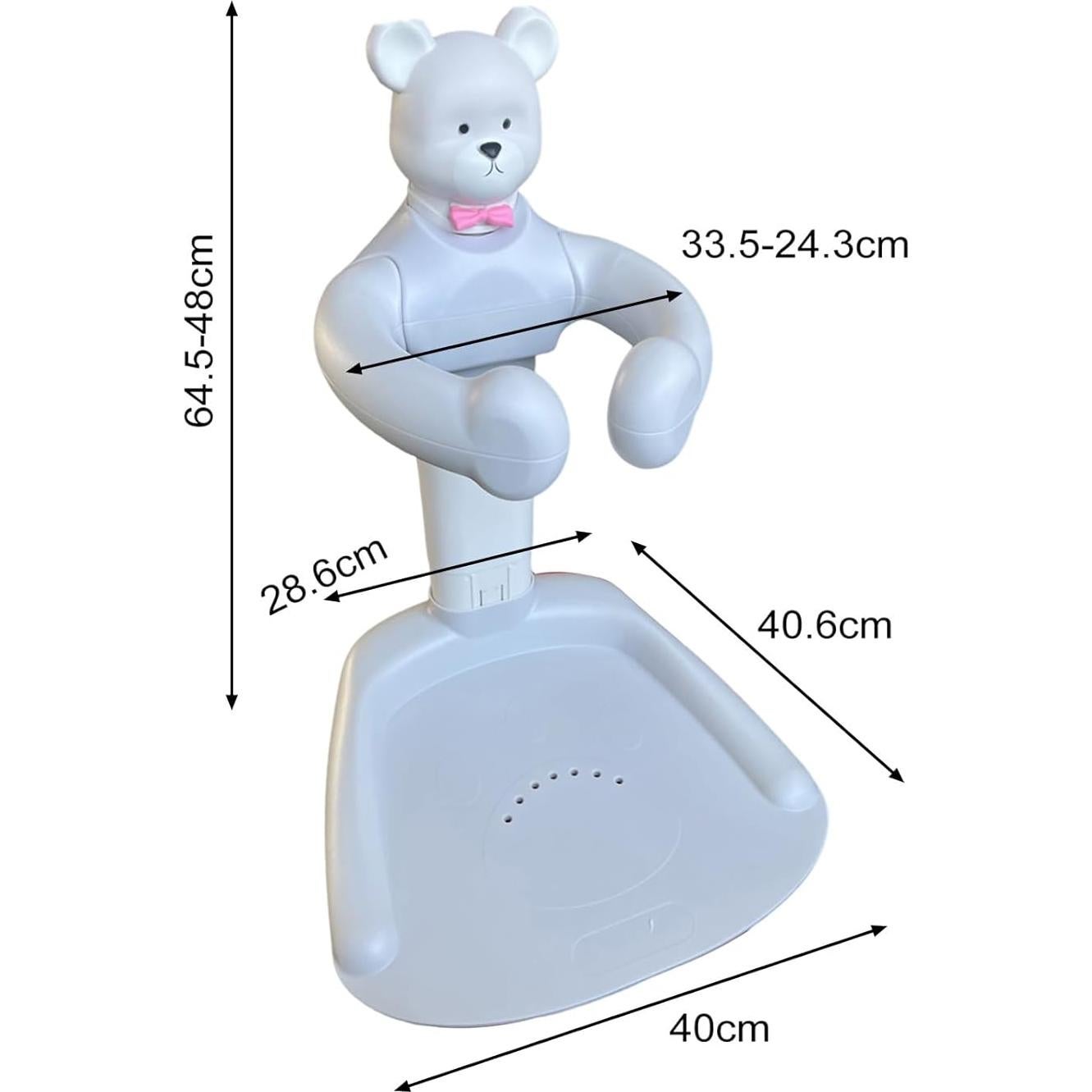Soporte para Ducha de Bebé Ajustable Gris - Antideslizante