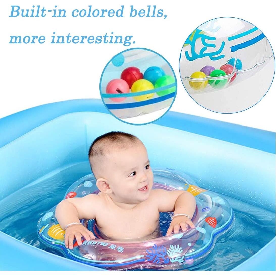 Anillo Flotante para Bebés POYLKJGYT Azul 6-48 Meses