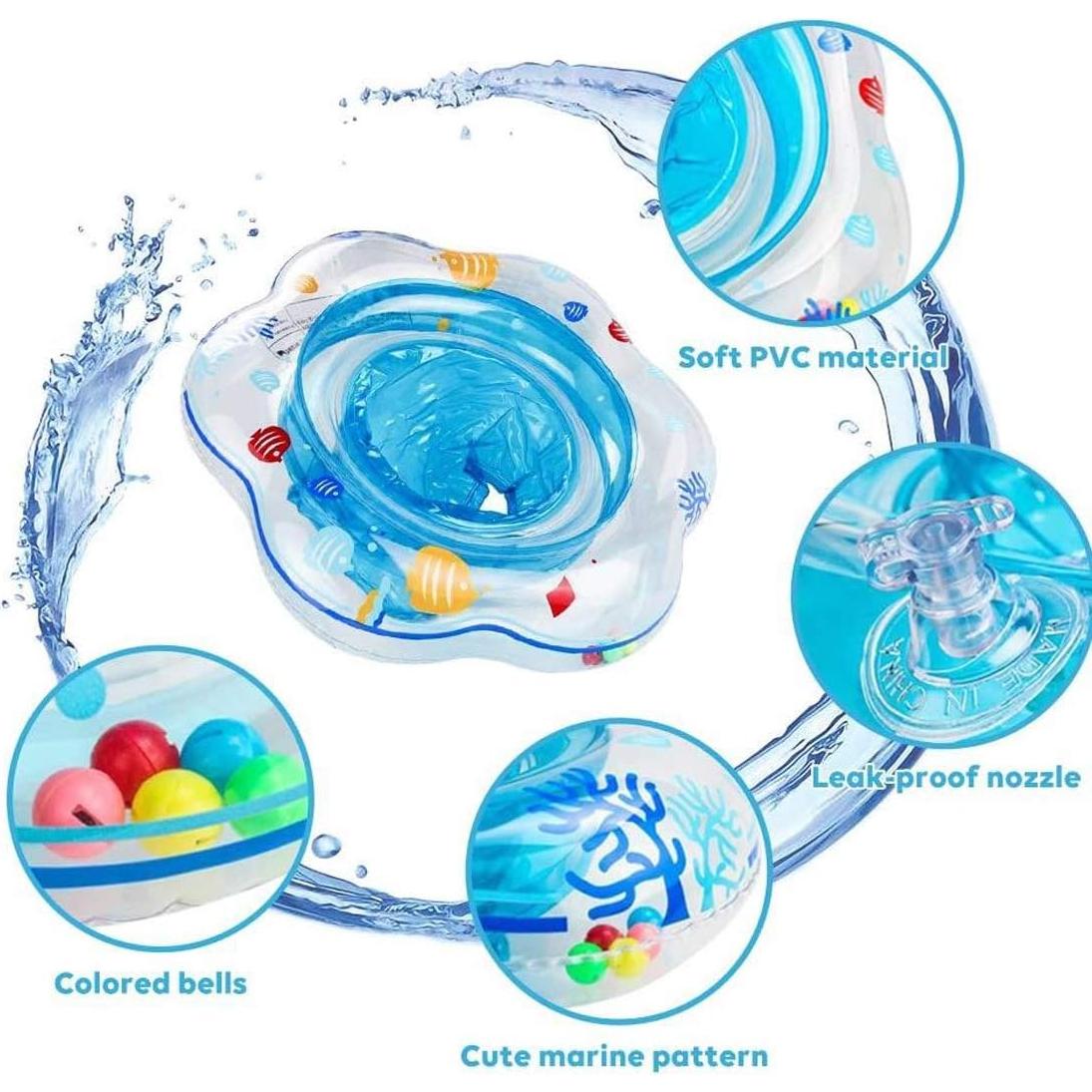 Anillo Flotante para Bebés POYLKJGYT Azul 6-48 Meses