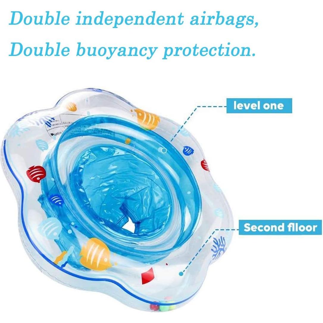 Anillo Flotante para Bebés POYLKJGYT Azul 6-48 Meses