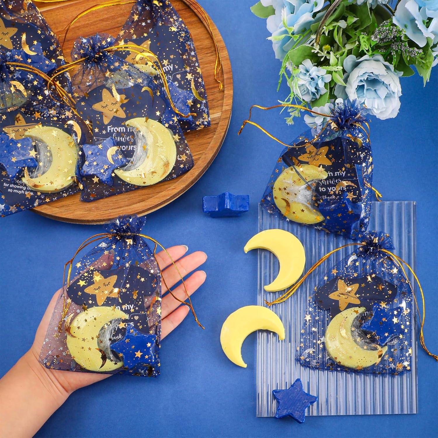 50 Jabones Recuerdo Baby Shower Dansib Luna y Estrella