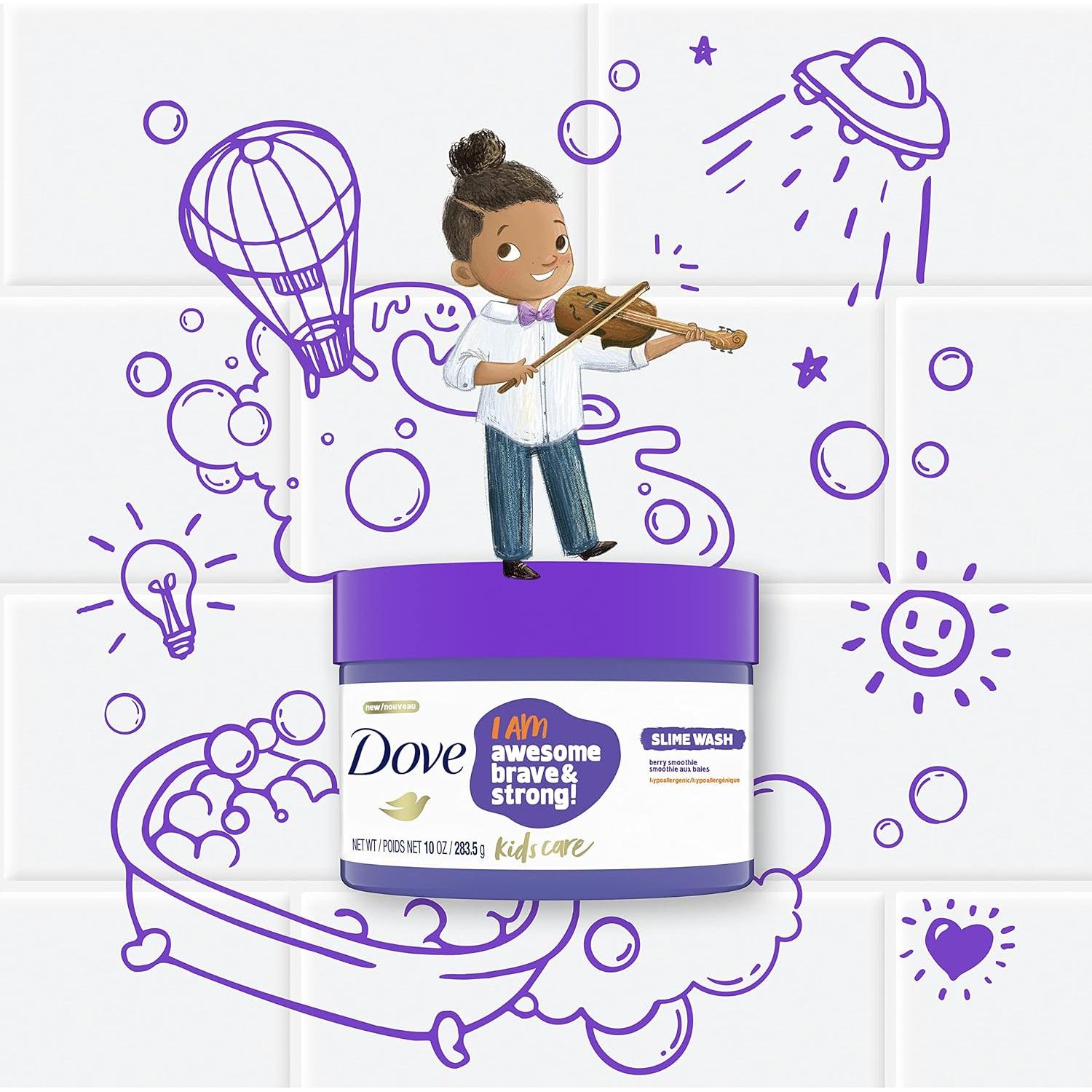 Jabón Corporal Slime Dove Kids Care Batido de Baya 283.5 g