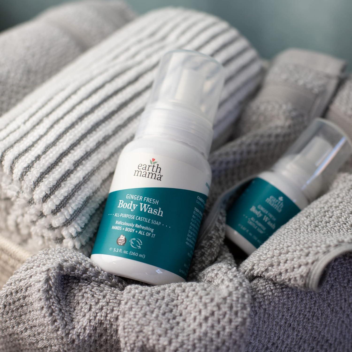 Jabón Espumoso Jengibre Fresco Earth Mama 156 ml Piel Sensible