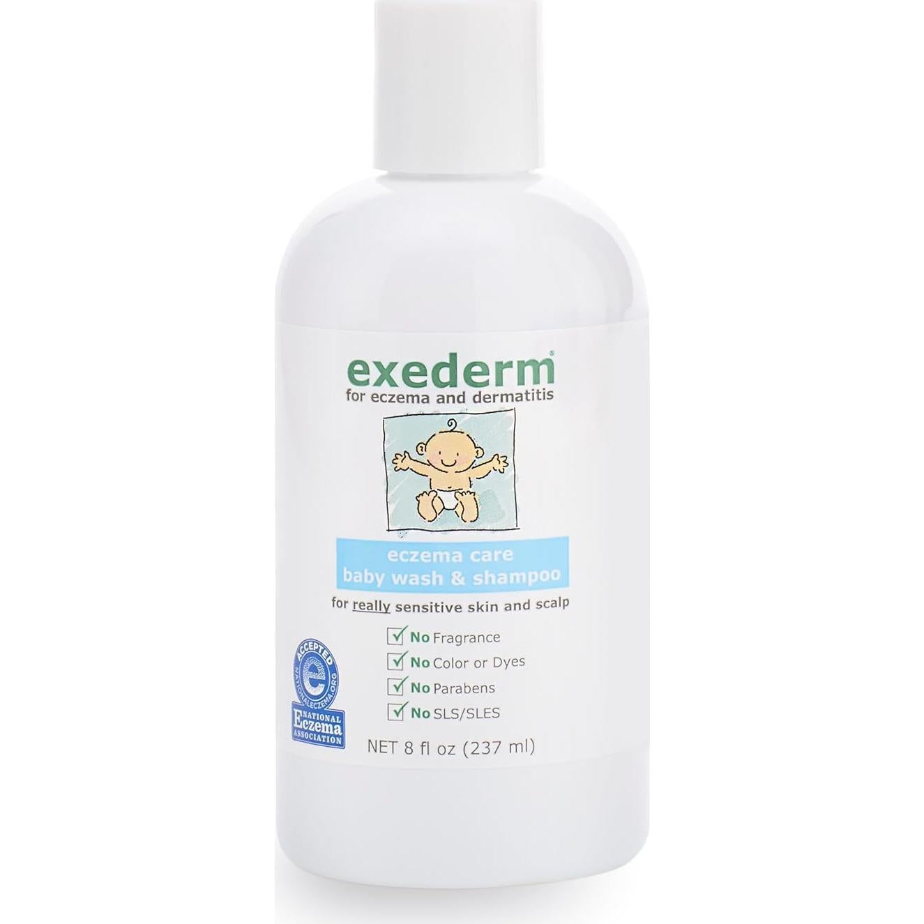 Jabón para Bebés Exederm 236.6 ml - Eczema y Dermatitis