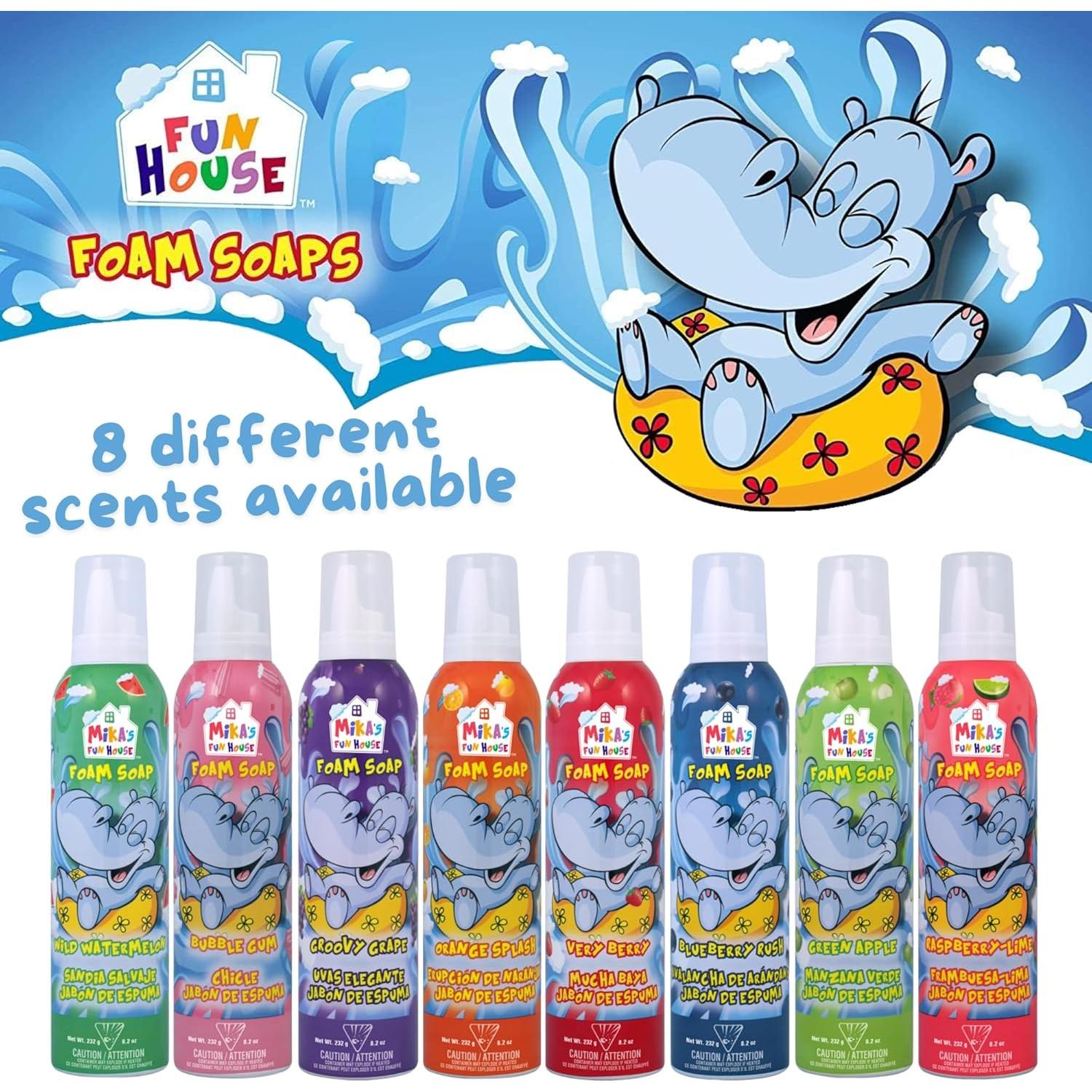 Jabón Espumoso Fun House Mika Naranja Splash 242 ml