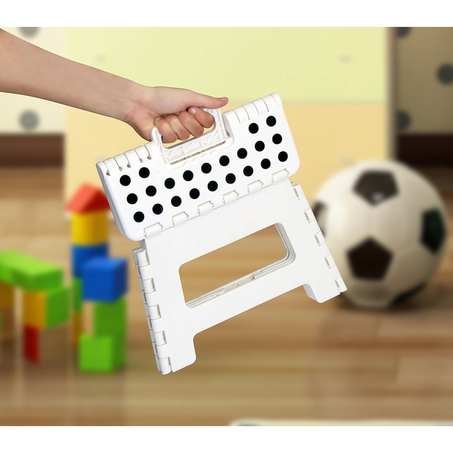 Taburete Plegable Utopia Home Blanco 9 Pulgadas 136 kg