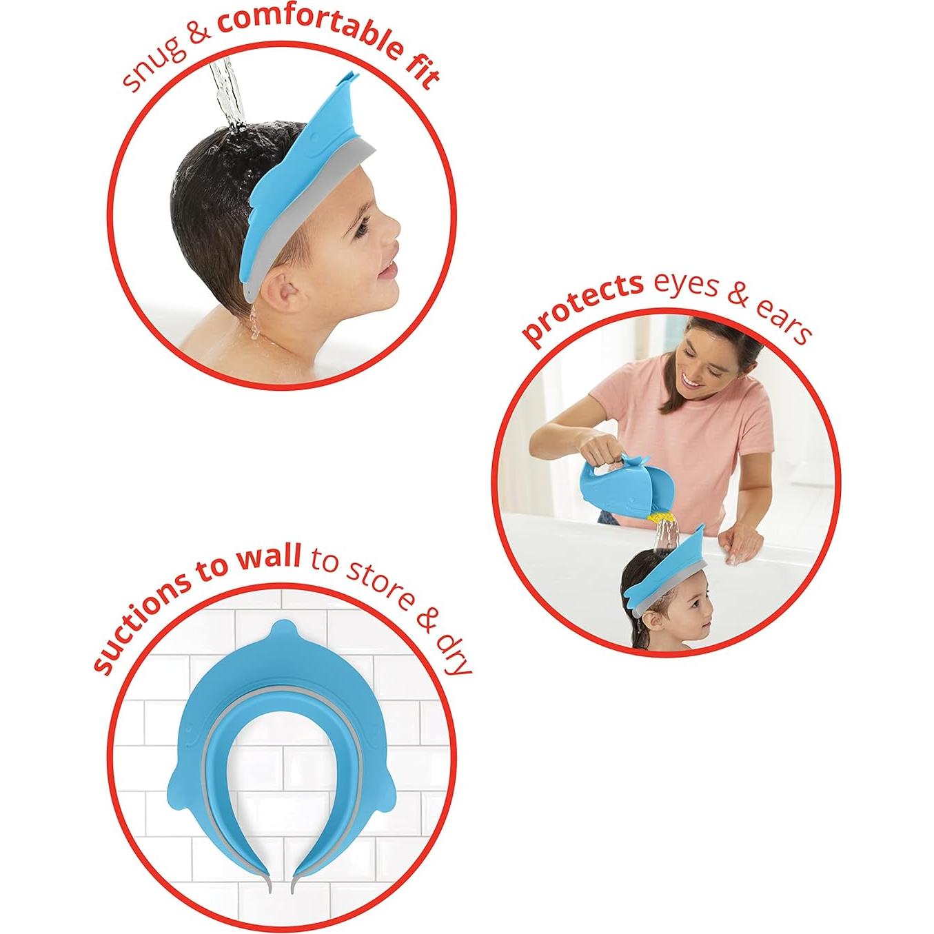 Taza de Enjuague Moby Skip Hop y Visera de Baño para Bebé