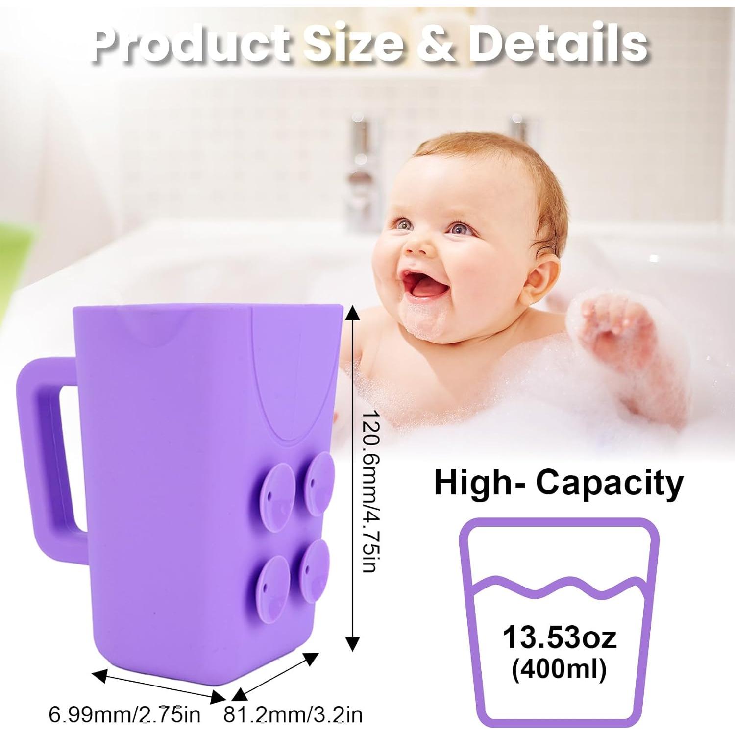 Taza de Enjuague para Bebés - Silicona Suave y Ergonomía