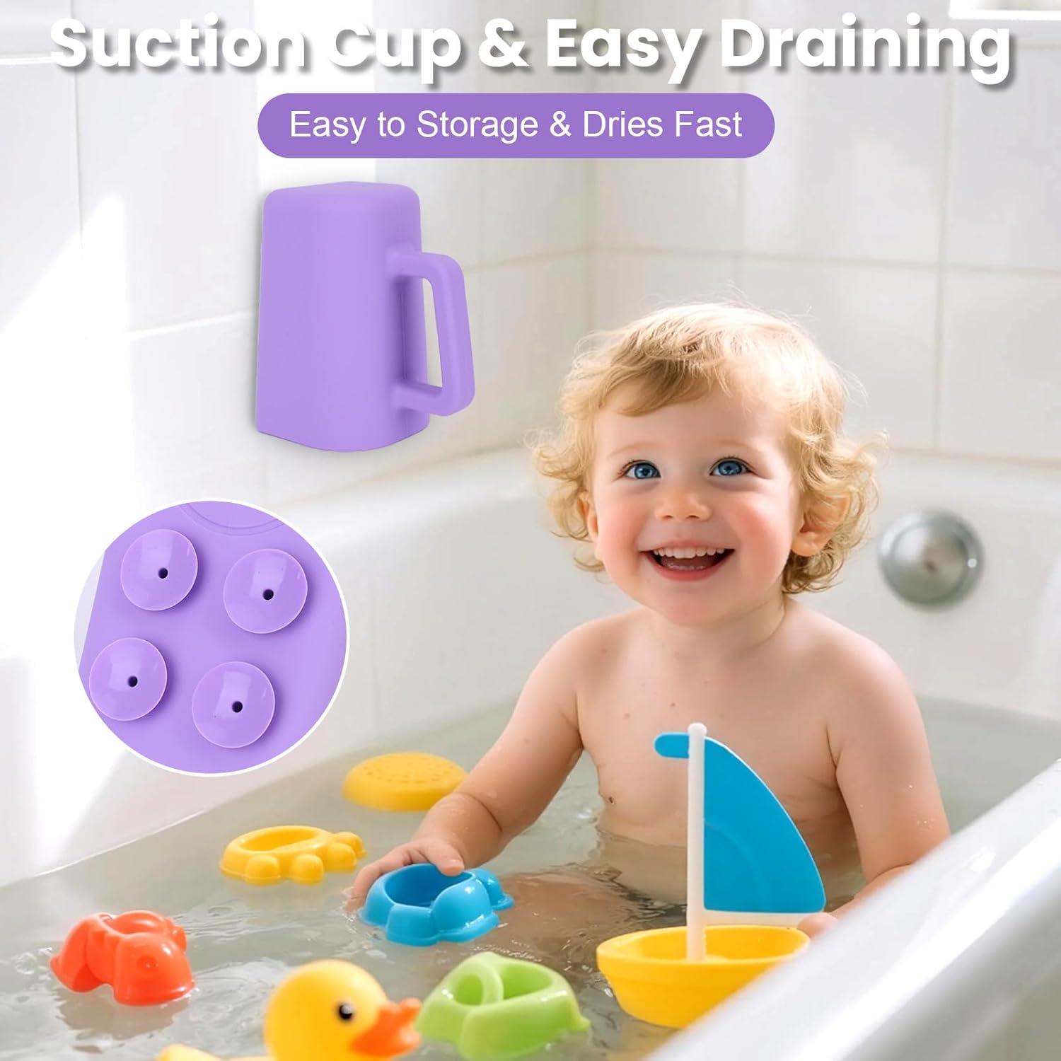 Taza de Enjuague para Bebés - Silicona Suave y Ergonomía