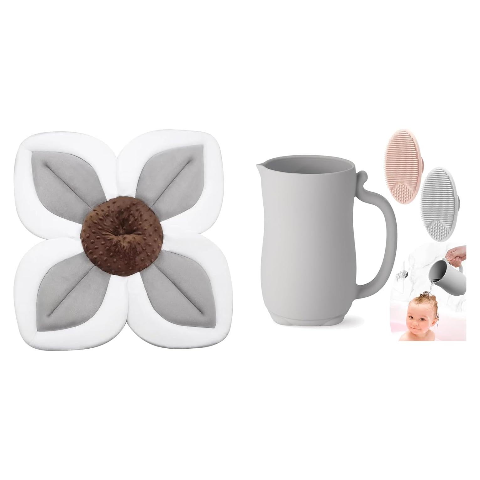 Almohadilla de Baño y Taza de Enjuague PandaEar para Bebés