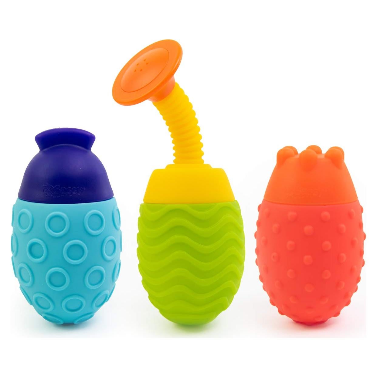 Juguetes de Baño Sassy Easy Squeezies Set 3 Piezas