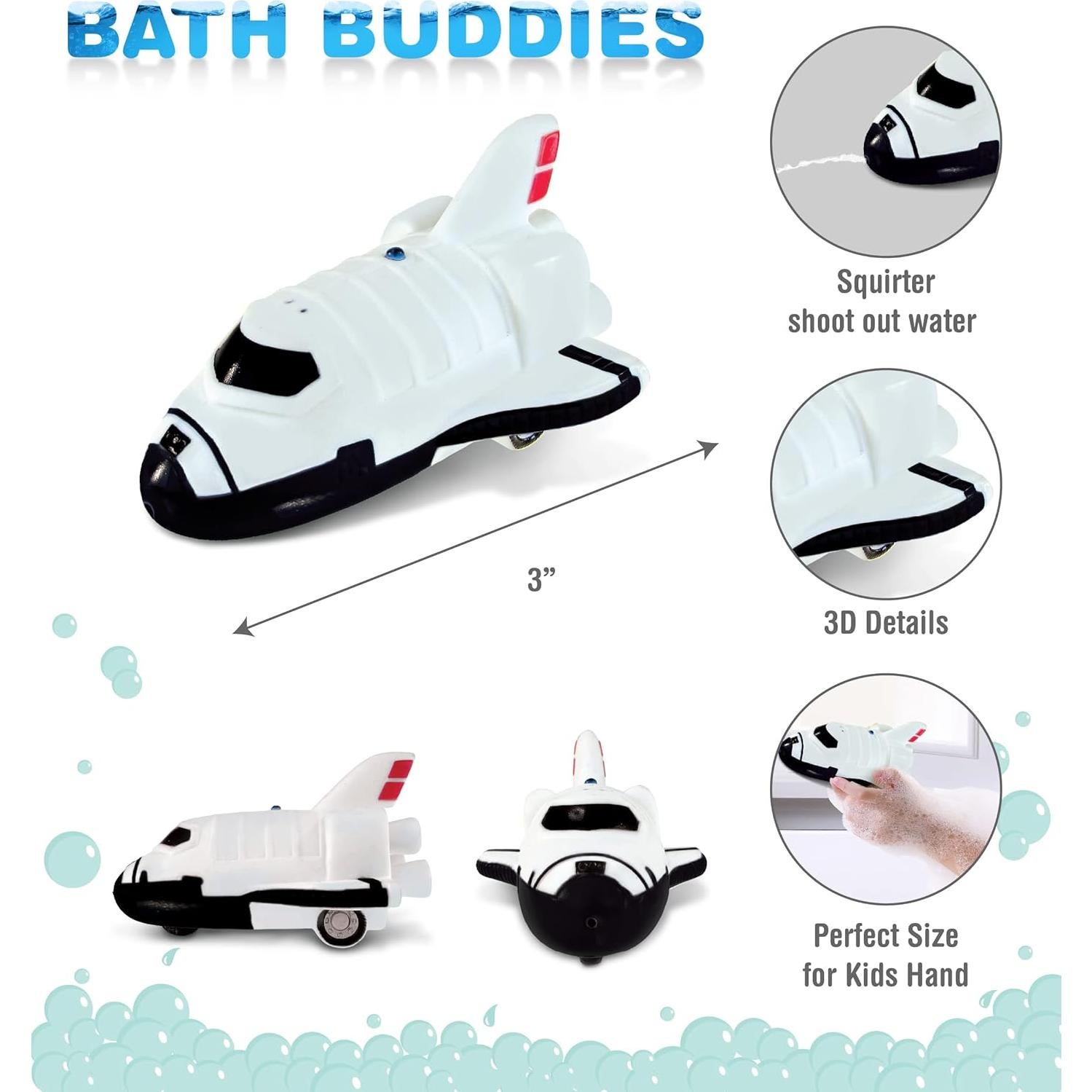 Juguete de Baño Cohete Espacial DolliBu - 7.62 cm