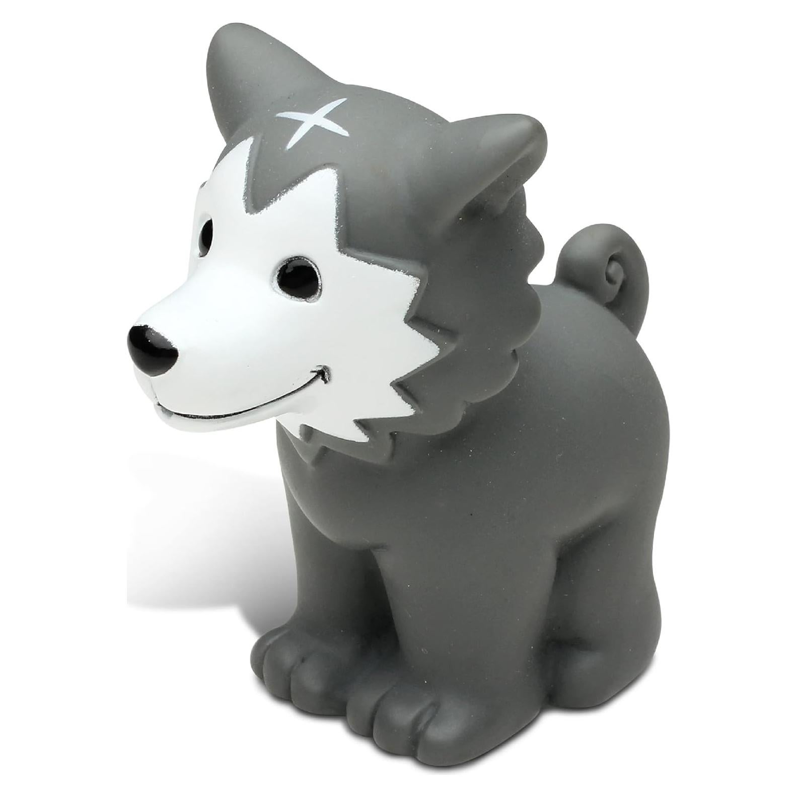 Juguete de Baño Flotante Lobo DolliBu - 7.62 cm, Goma Segura