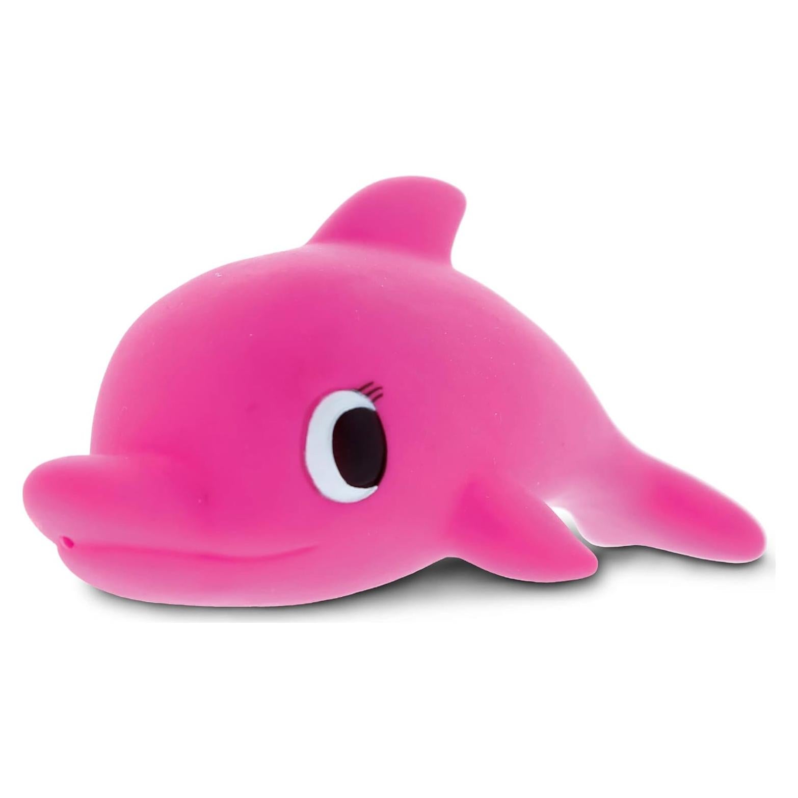 DolliBu Juguete de Baño Delfín Rosa Flotante para Niños