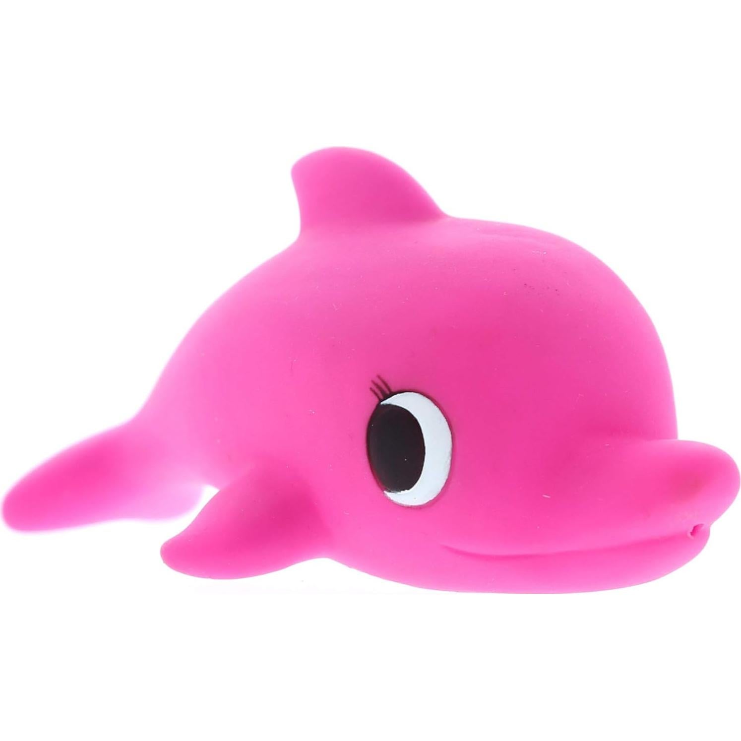 DolliBu Juguete de Baño Delfín Rosa Flotante para Niños