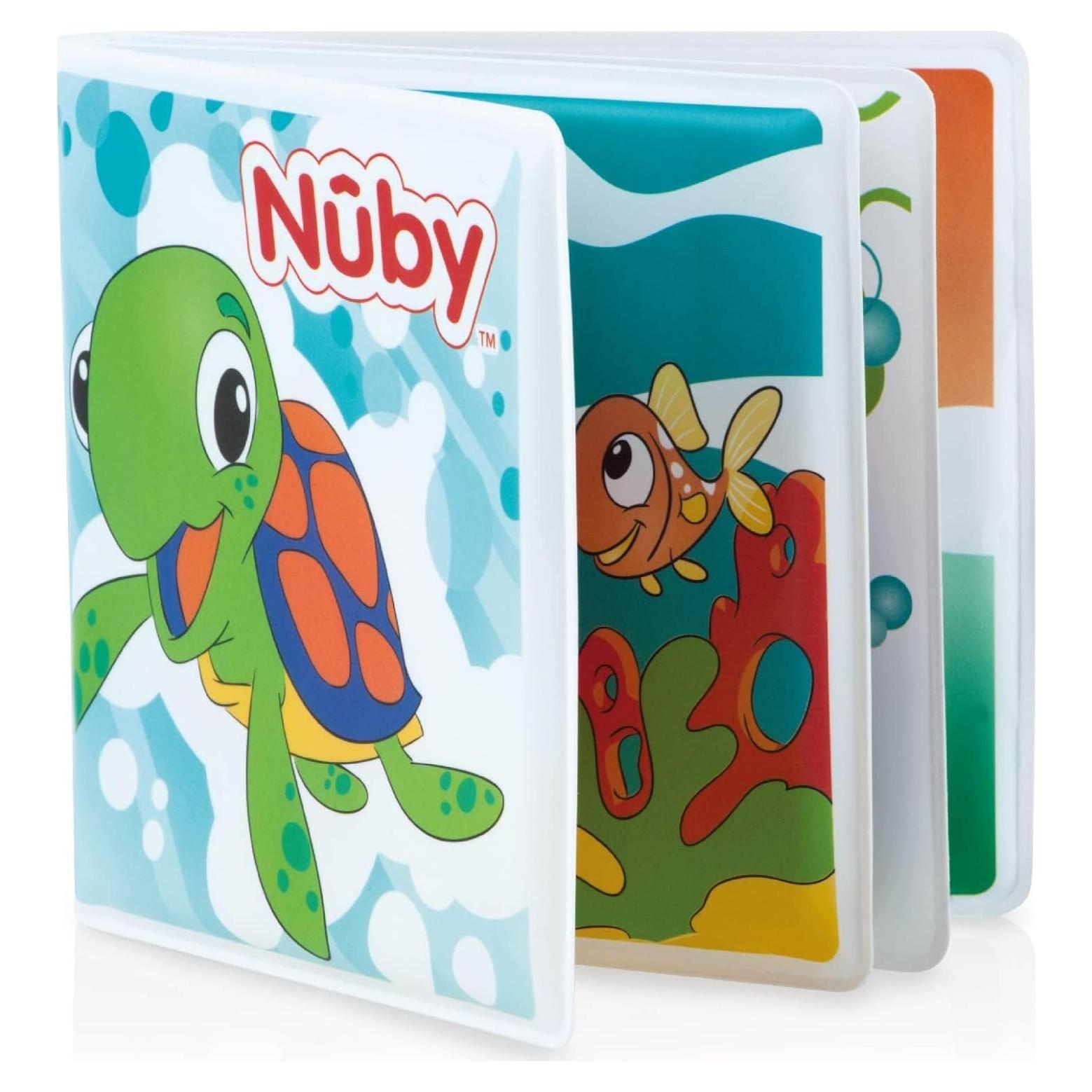 Libro de Baño Nuby 4755 con Páginas Impermeables y Squeaker