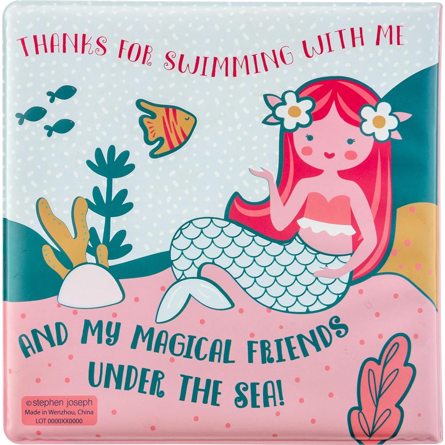 Libro de baño flotante Stephen Joseph Sirena 4 páginas