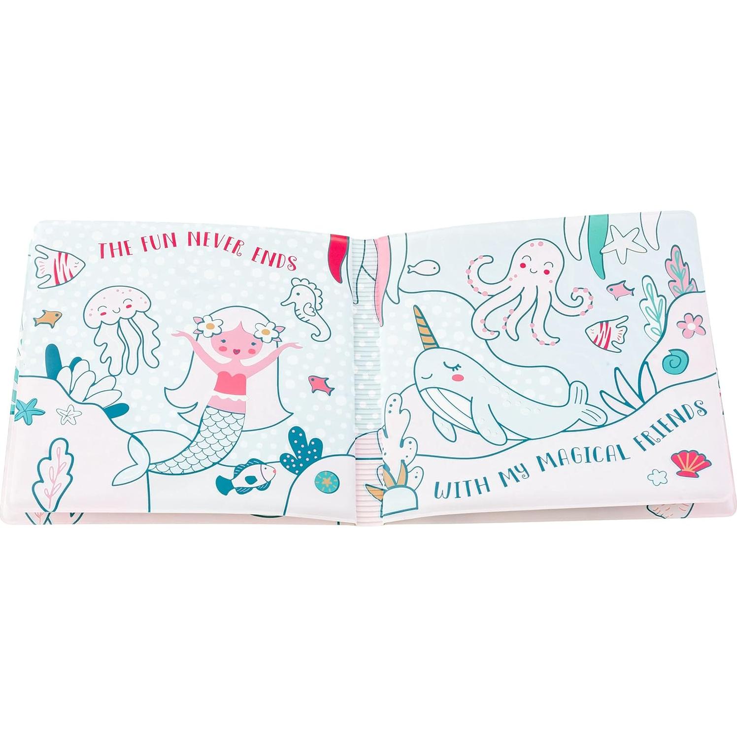 Libro de baño flotante Stephen Joseph Sirena 4 páginas