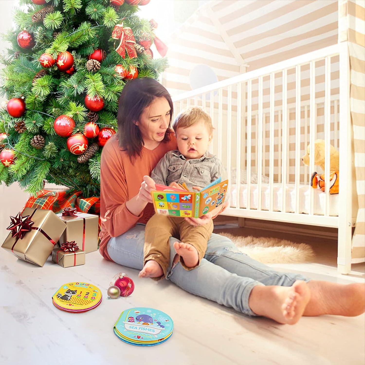 Juguetes de baño educativos Growsland - Libros no tóxicos 3 pcs