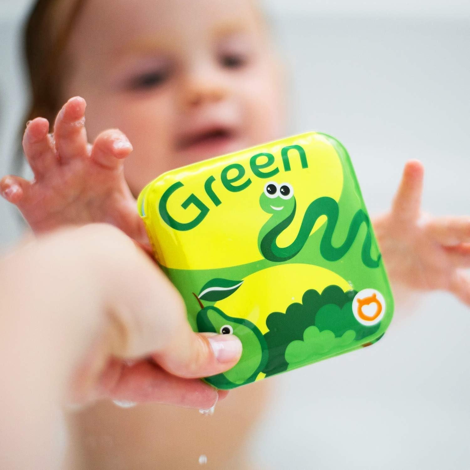 BabyBibi Libros Flotantes para Baño - Juego de 4 Colores