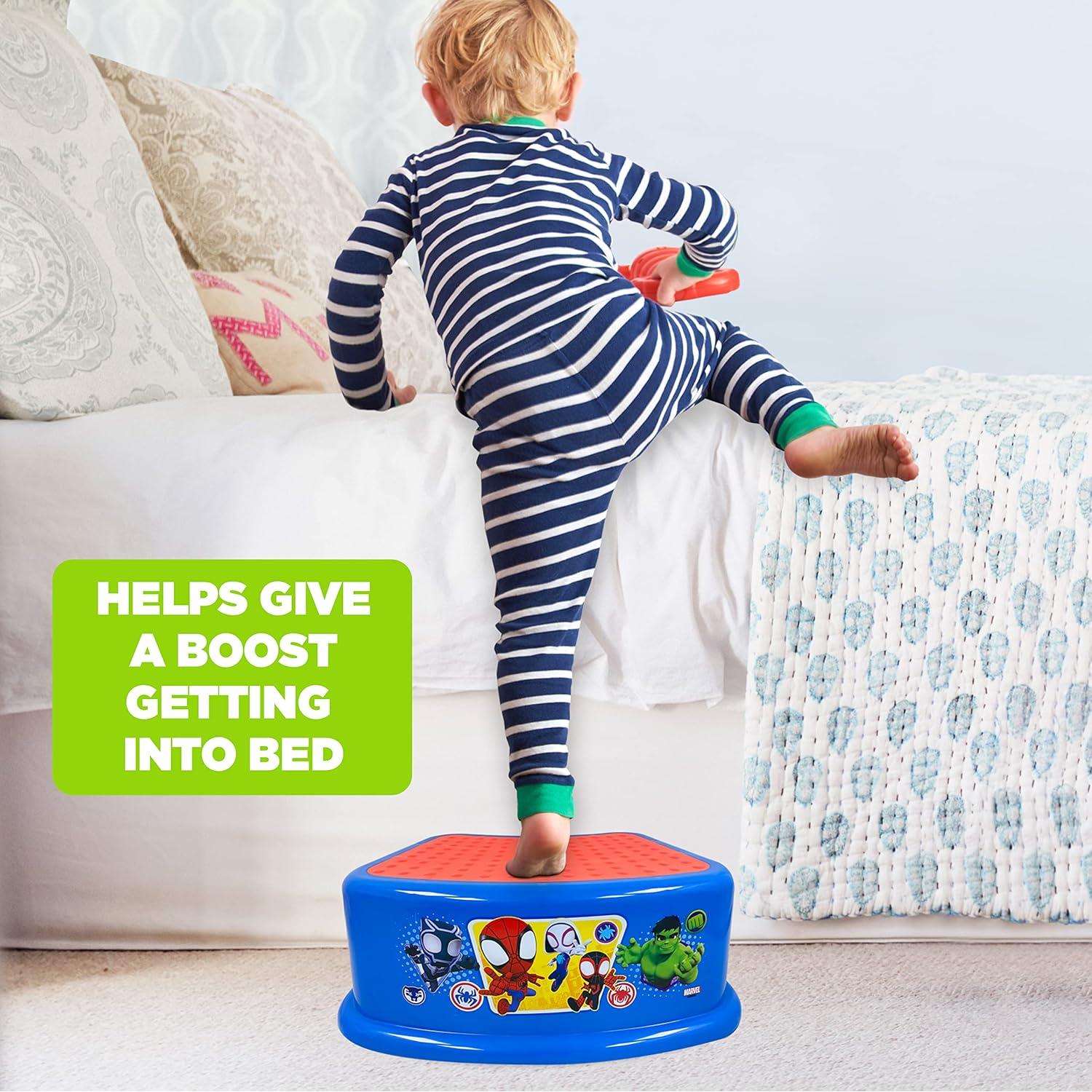 Escalera de paso Ginsey Spidey para niños - Antideslizante