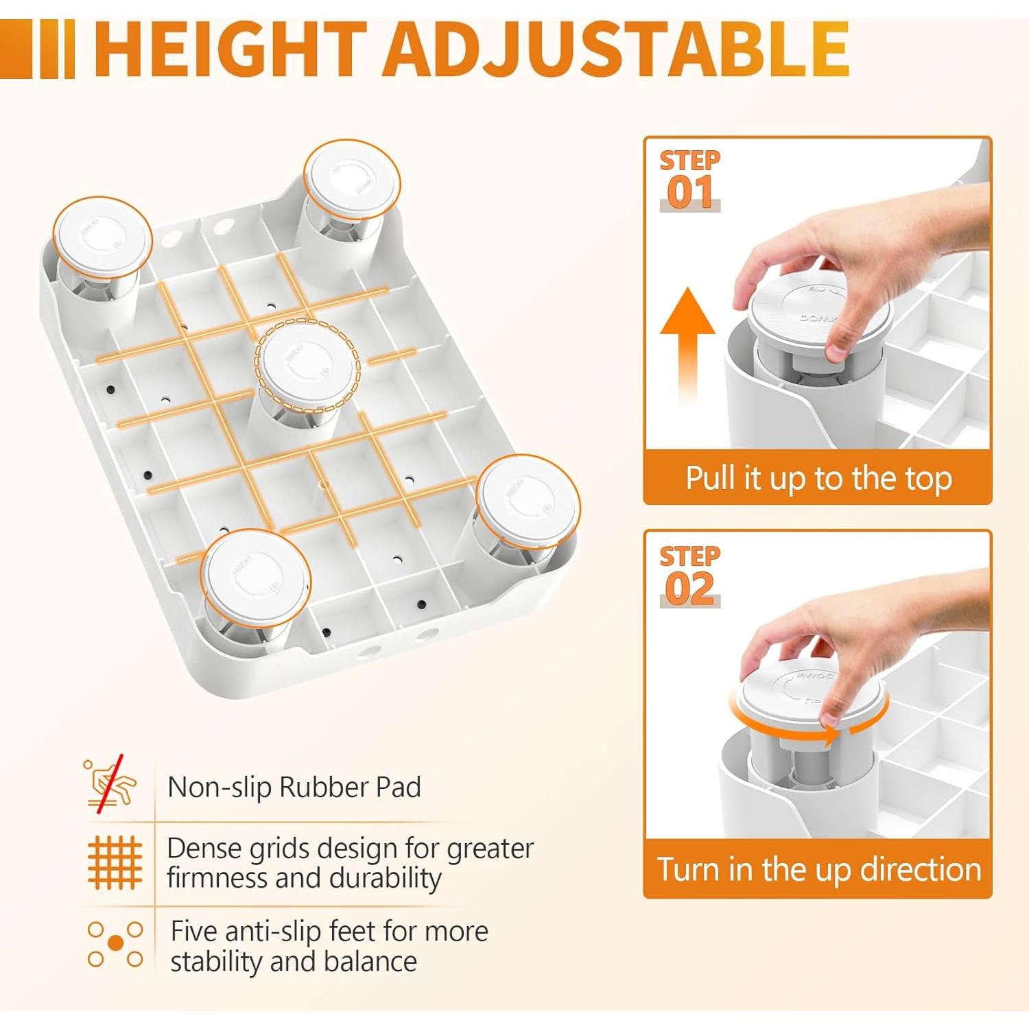 Taburete de Paso Ronlap RLSTWE-GY Antideslizante 250kg
