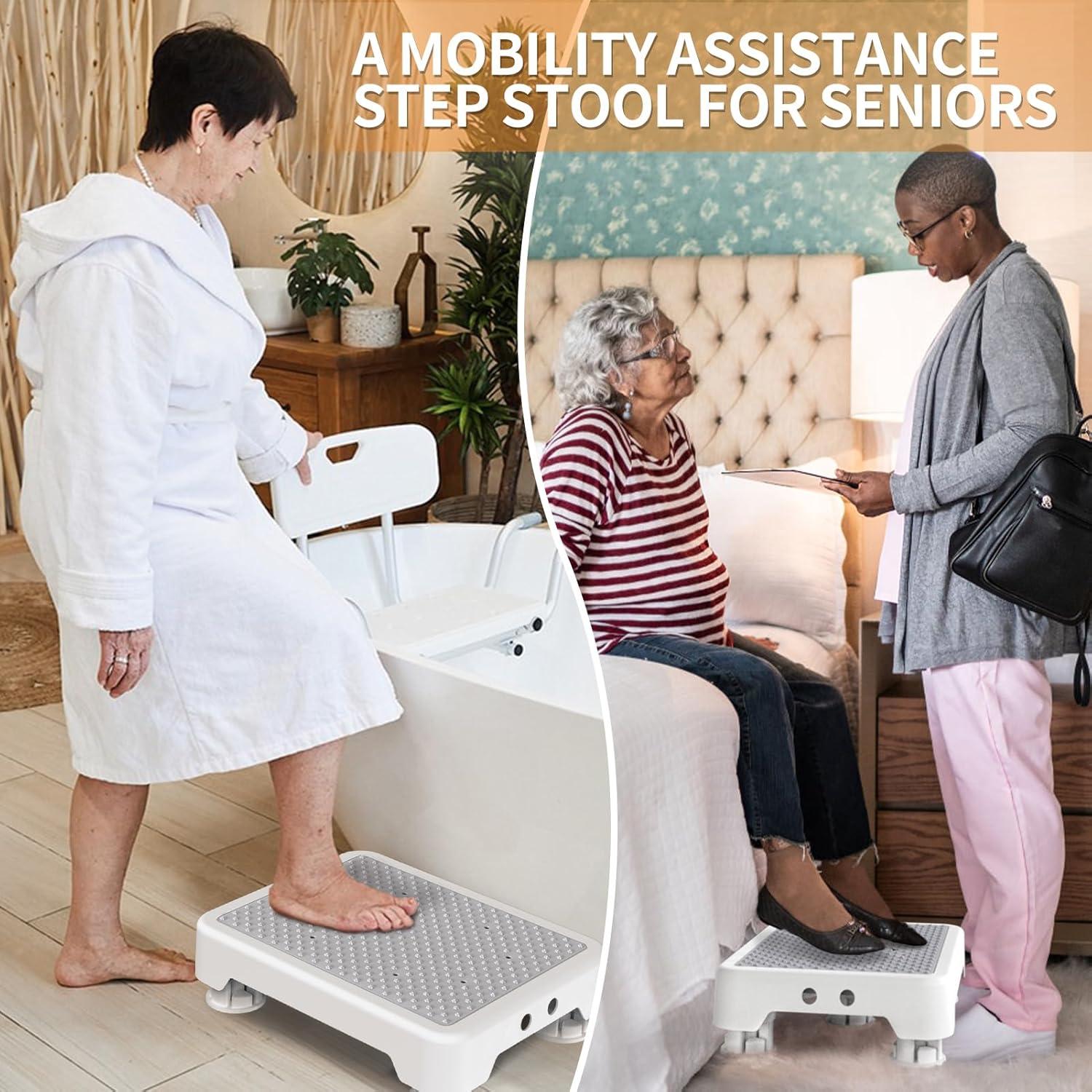 Taburete de Paso Ronlap RLSTWE-GY Antideslizante 250kg