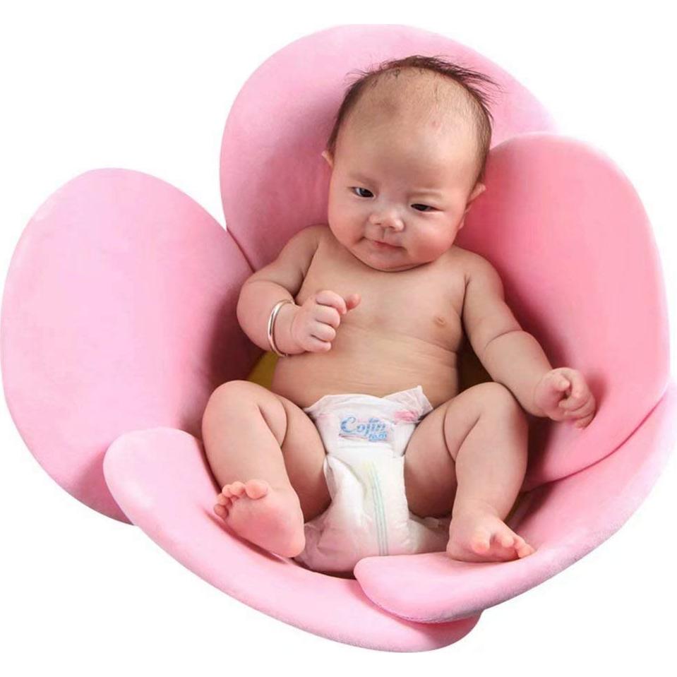 Cojín de Baño para Bebés Lotus Rosa - Almohadilla Antideslizante