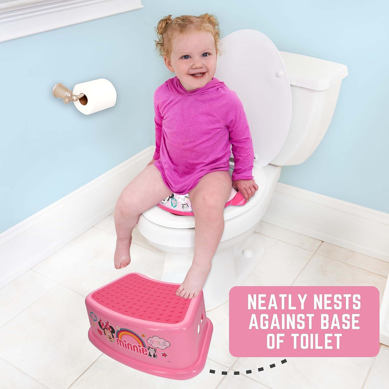 Escalón Disney Minnie Mouse Sonrisa - Antideslizante 90.7 kg