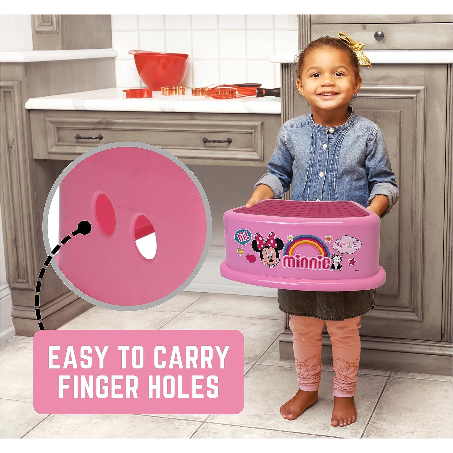 Escalón Disney Minnie Mouse Sonrisa - Antideslizante 90.7 kg