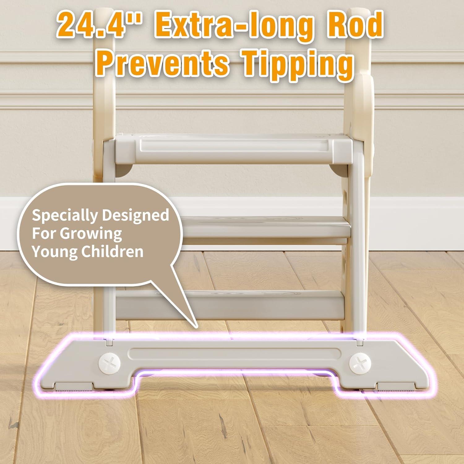 Escalera Plegable para Niños XQIAO - 3 Escalones Antideslizante