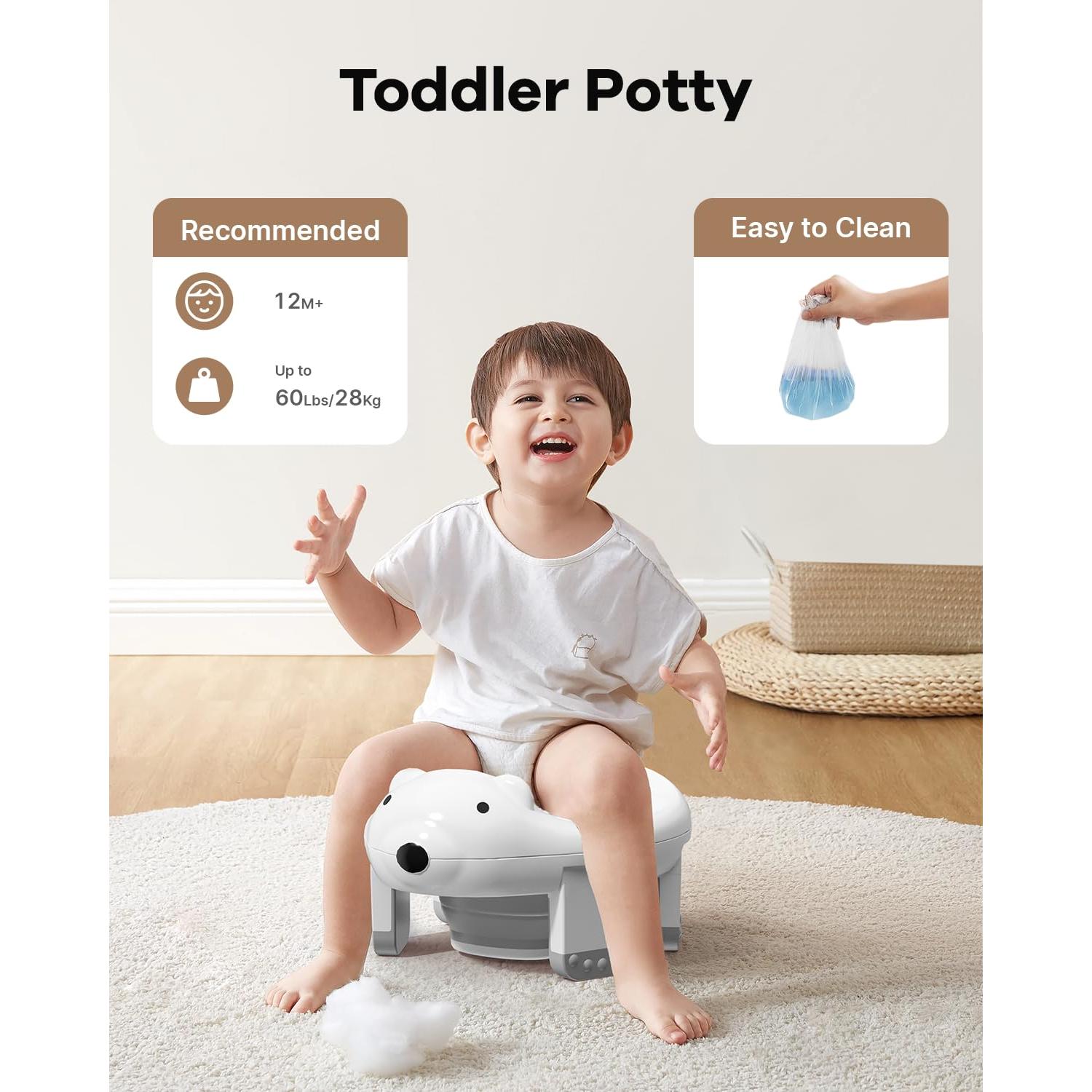 Conjunto de Regalos Baby Shower: Bañera Plegable y Inodoro Entrenamiento