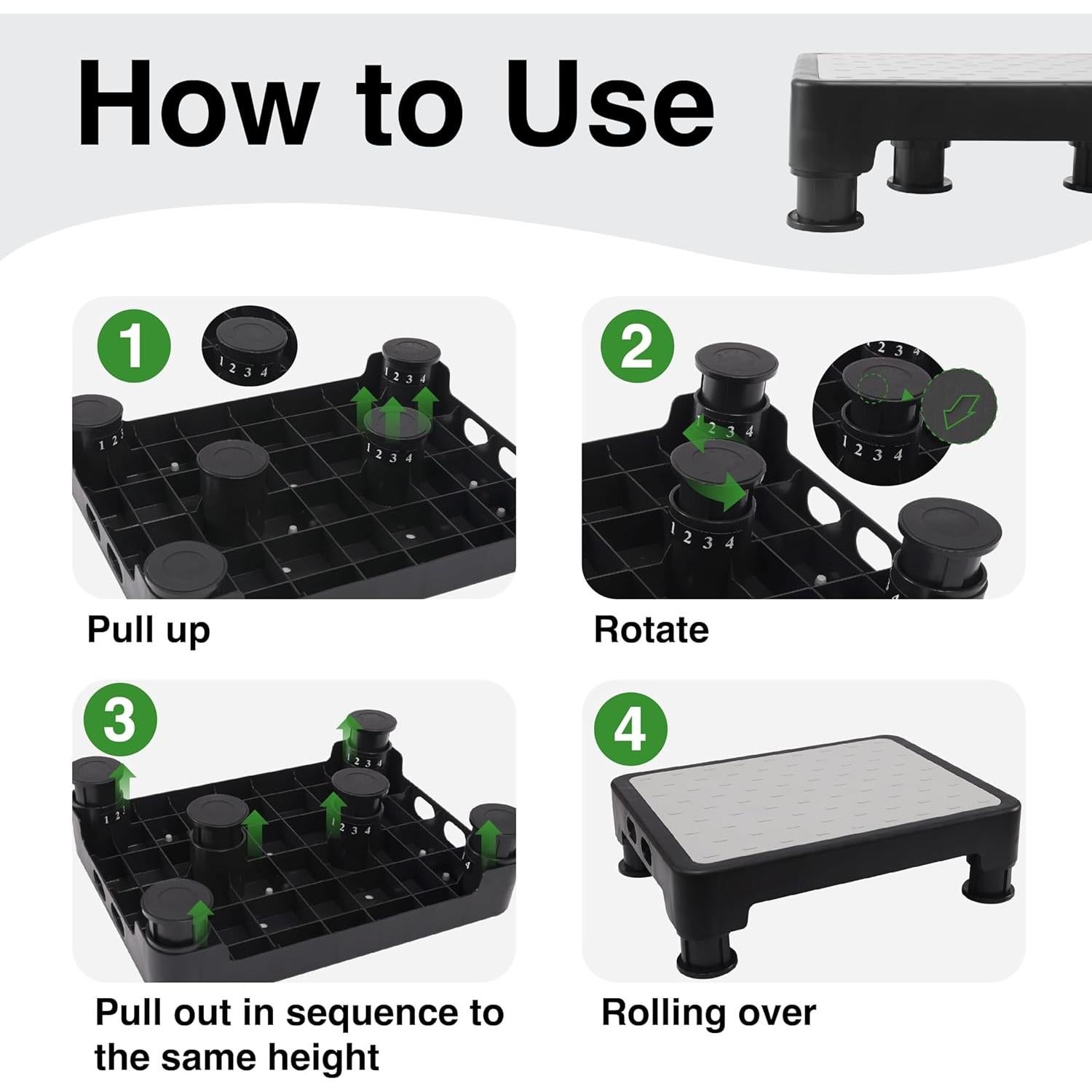 Escalera Ajustable COOL-ANGLE 4 Niveles Antideslizante Gris