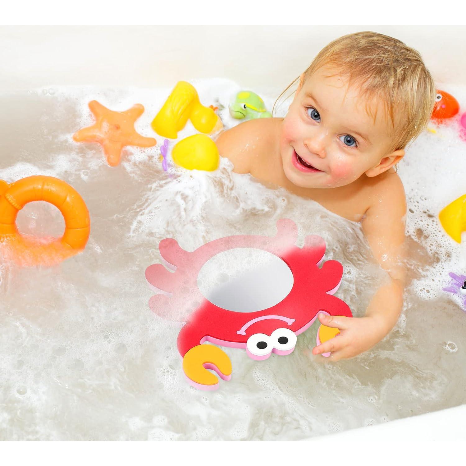 Juguete de baño TOYANDONA EVA Rana y Cangrejo 2 Piezas