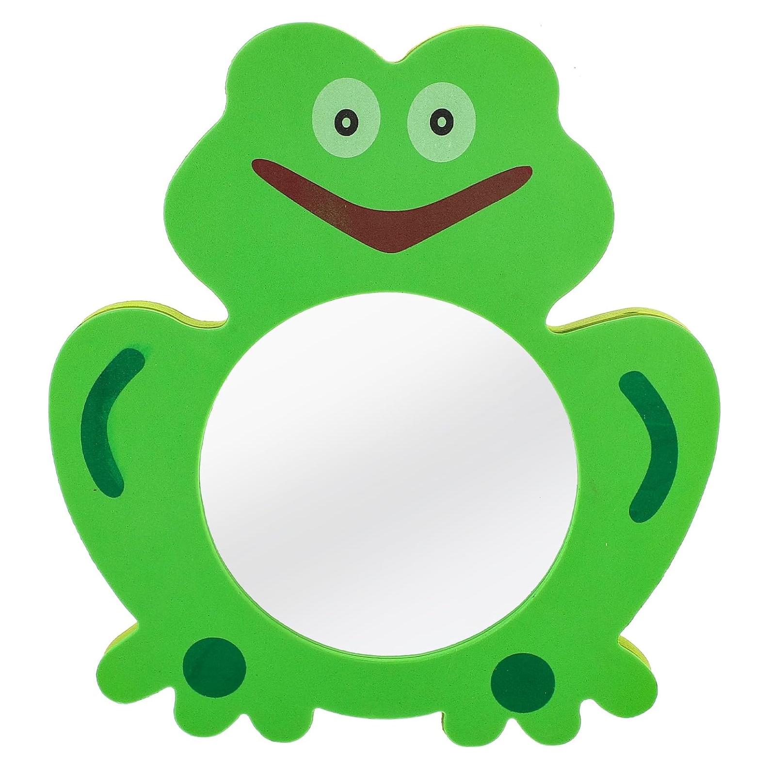 Juguete de espejo para baño Toyvian Cangrejo EVA Verde 21x19cm