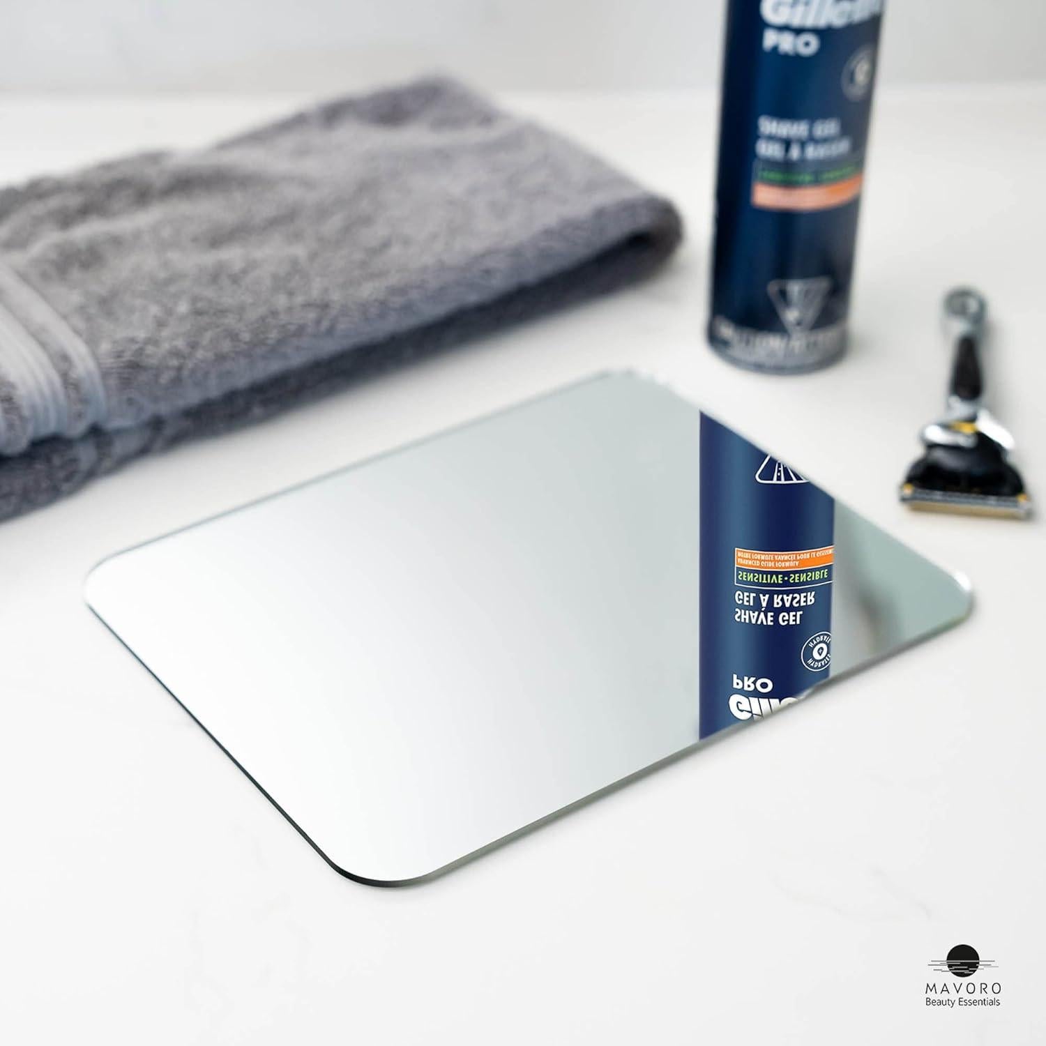 Espejo de Afeitar Mavoro para Ducha 17.78x22.86cm Irrompible