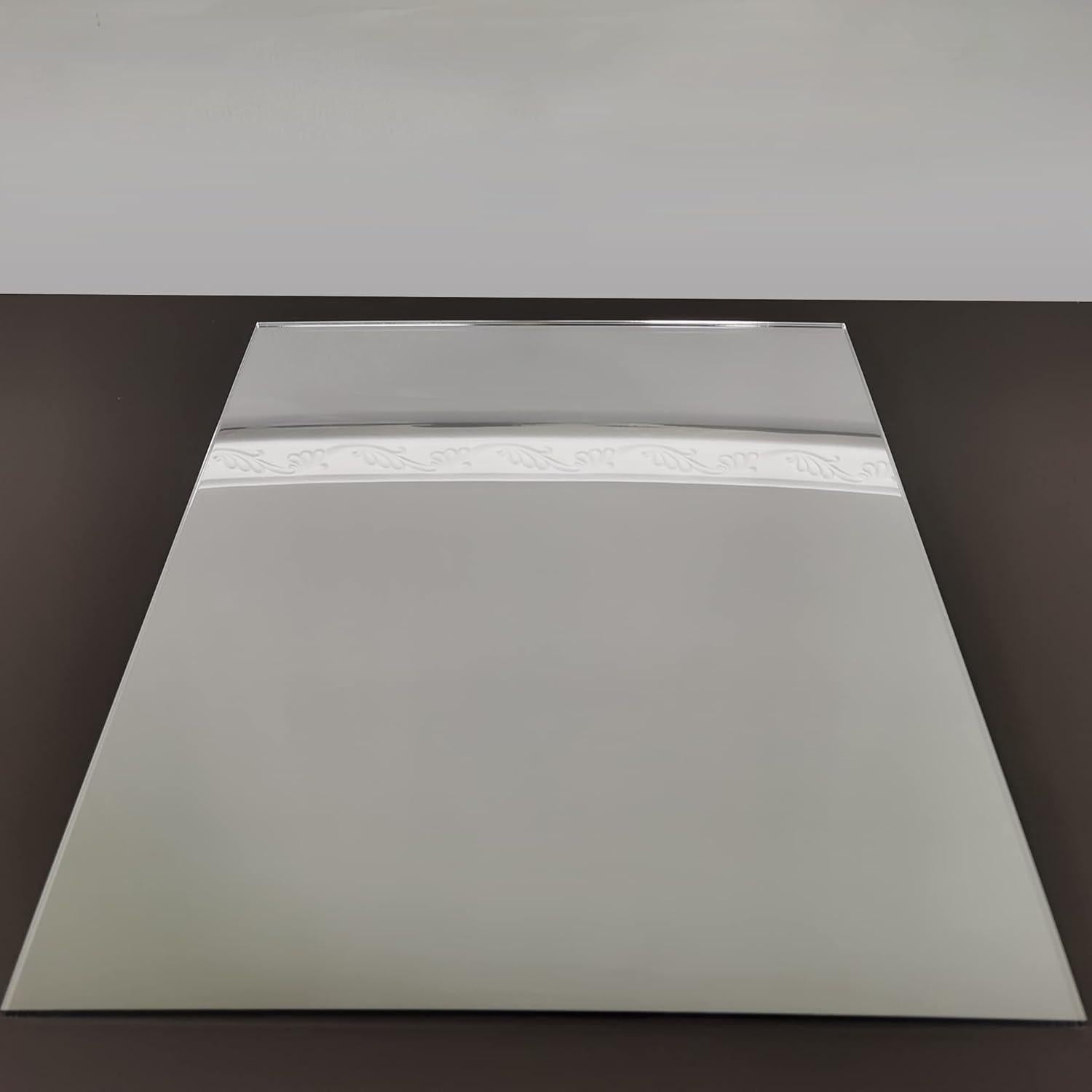 Espejo acrílico rectangular FixtureDisplays 20x16 pulgadas a prueba de roturas