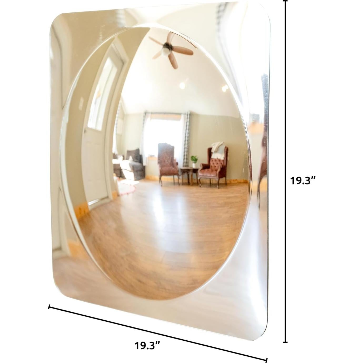 Espejo Sensorial Grande Spark & Wow 49x49 cm para Niños 6m+