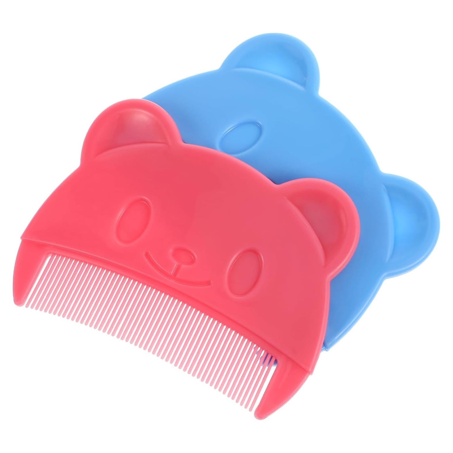 Peines para Bebé VICASKY 2pcs Dientes Finos Forma de Oso