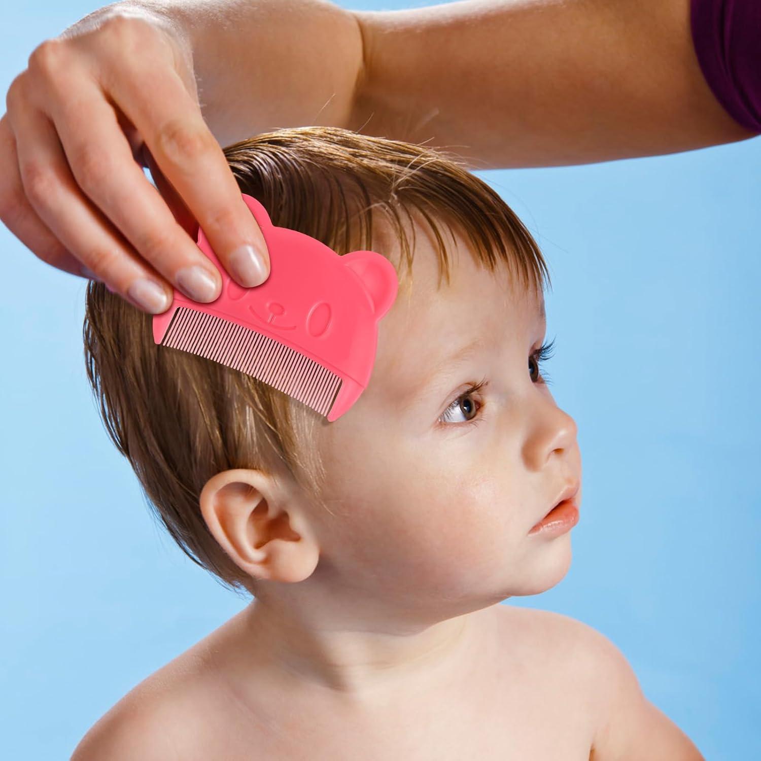 Peines para Bebé VICASKY 2pcs Dientes Finos Forma de Oso