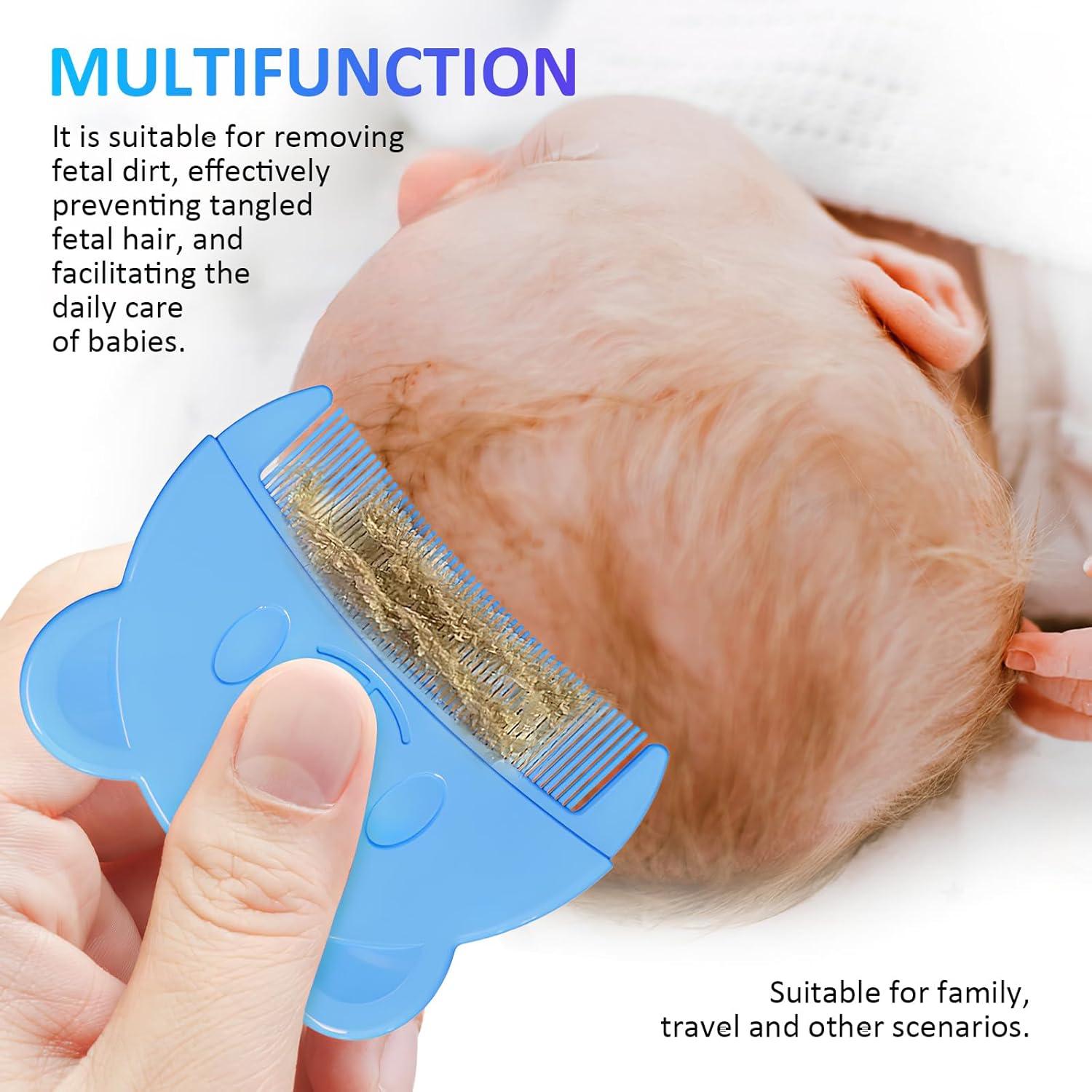 Peines para Bebé VICASKY 2pcs Dientes Finos Forma de Oso