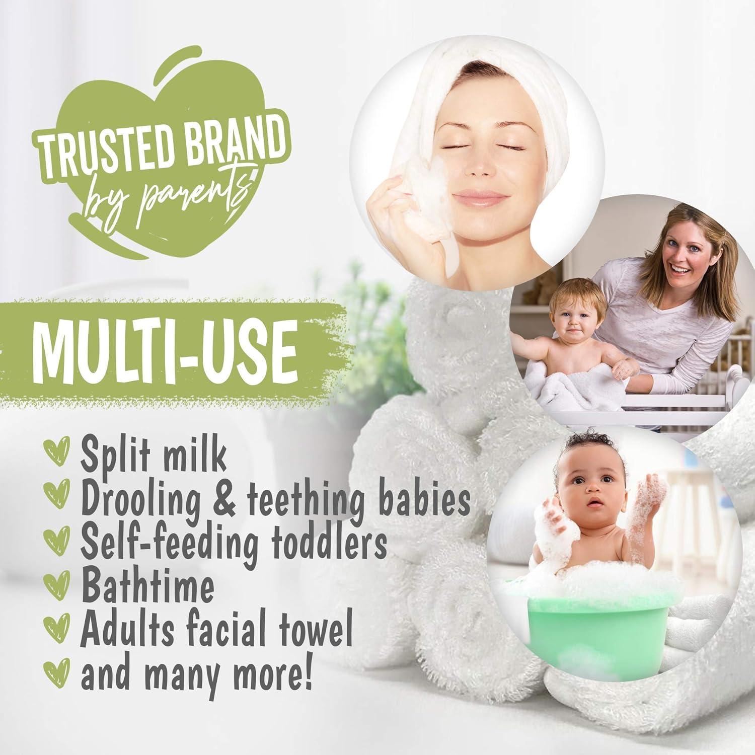 Set de Cuidado para Bebé KeaBabies: Cepillo de Madera y Pañuelos