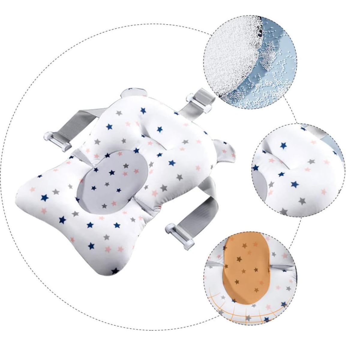 Cojín Flotante de Soporte para Baño Healifty 50x35 cm