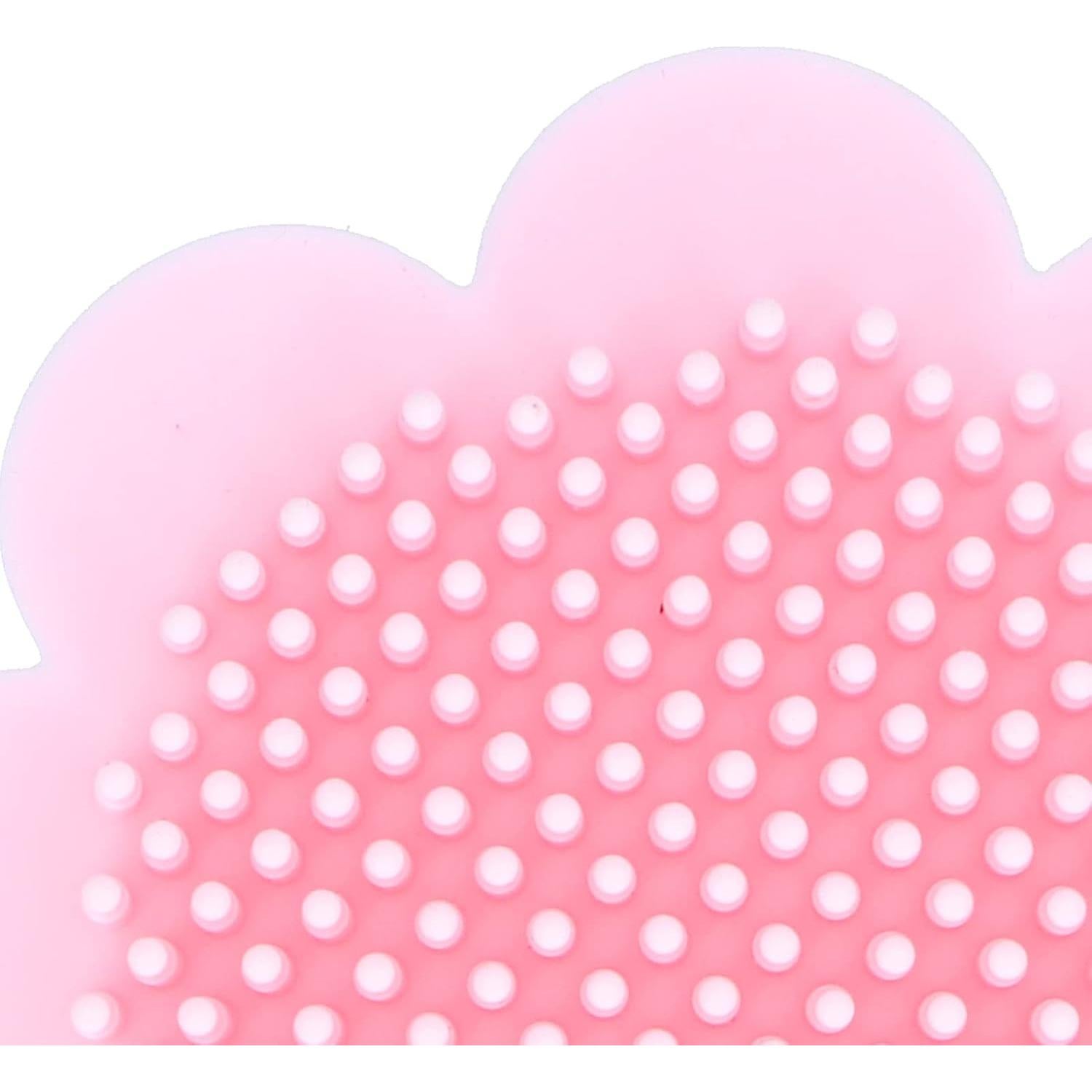 Cepillo de Baño para Bebé FASJ de Silicona Suave Rosa 11cm