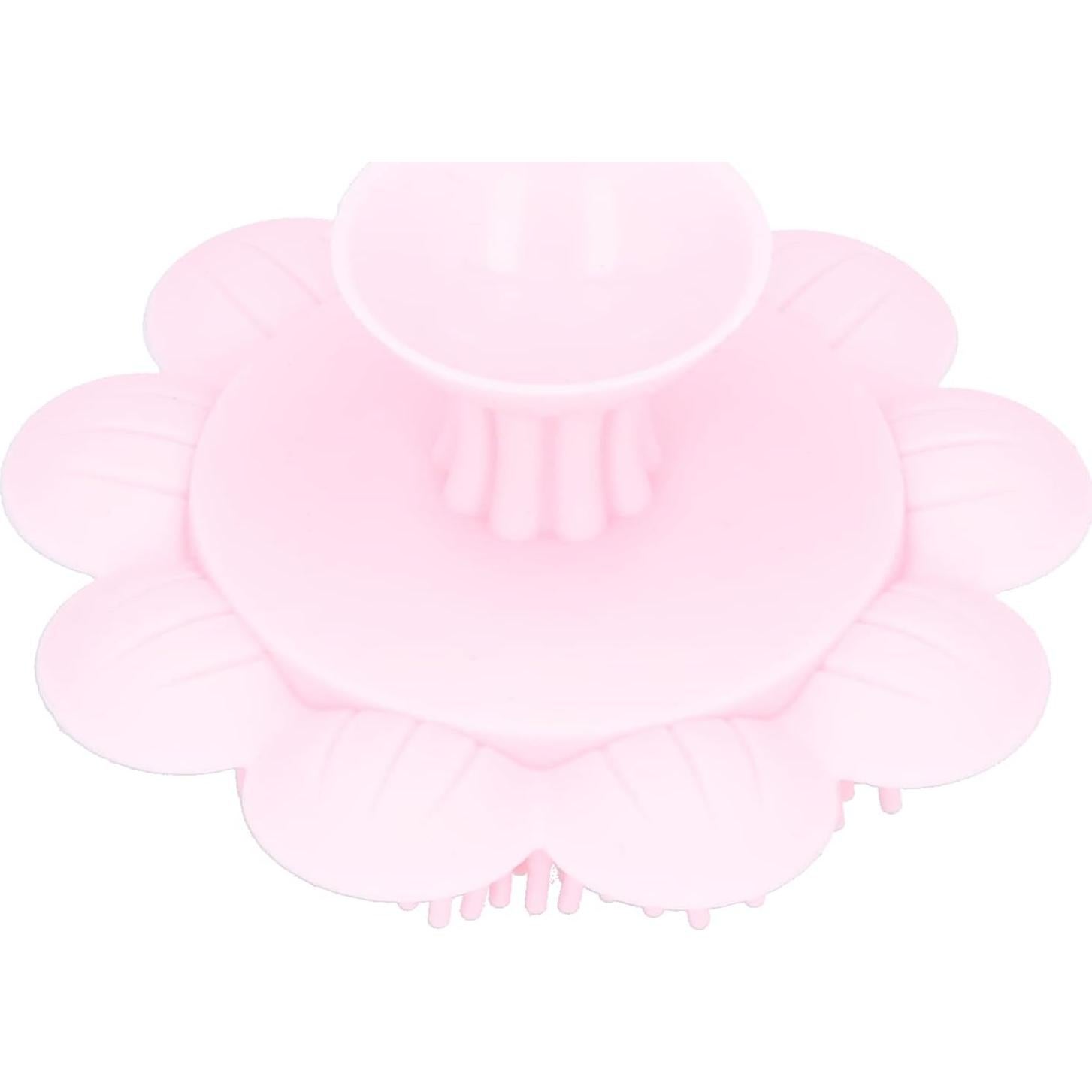 Cepillo de Baño para Bebé FASJ de Silicona Suave Rosa 11cm